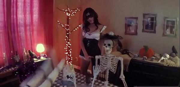  Step daddy creampie first time Swalloween Fun